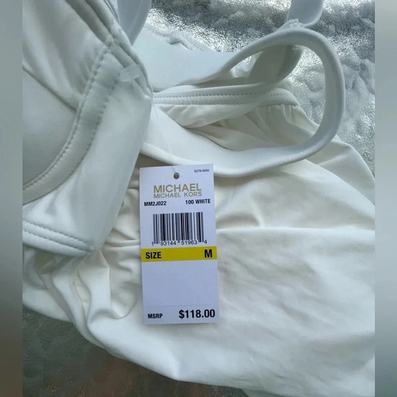 NEW! MICHAEL Michael Kors Women's Baby Doll Tankini Top & Bottom Solid Size: M - Picture 8 of 13